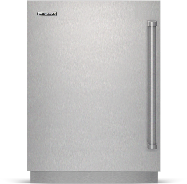 Stainless steel undercounter refrigerator